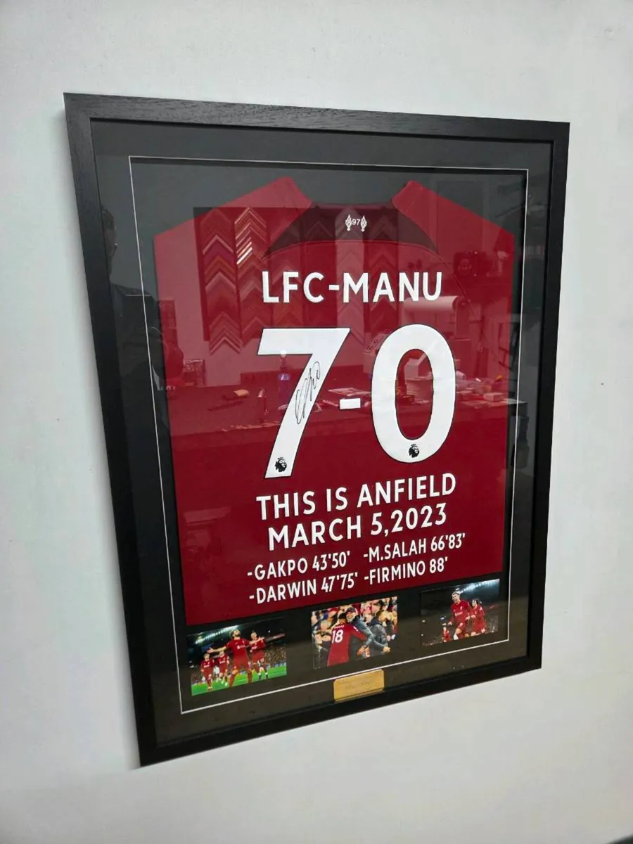 Jurgen Klopp Signed Framed Liverpool Shirt - Image 2