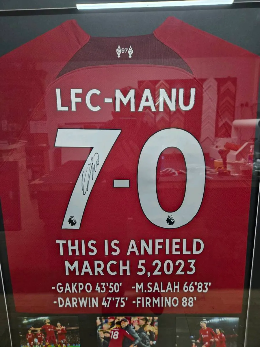 Jurgen Klopp Signed Framed Liverpool Shirt - Image 3