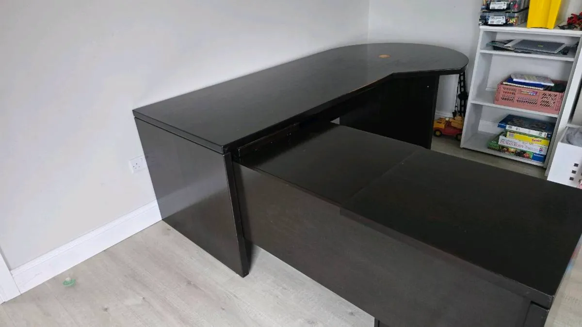 Mahogany Office Desk - Image 3