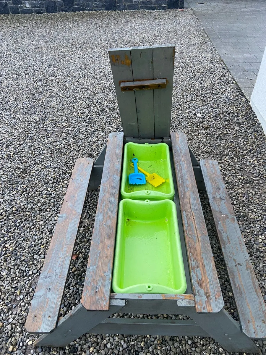 Kids outdoor picnic bench - Image 4