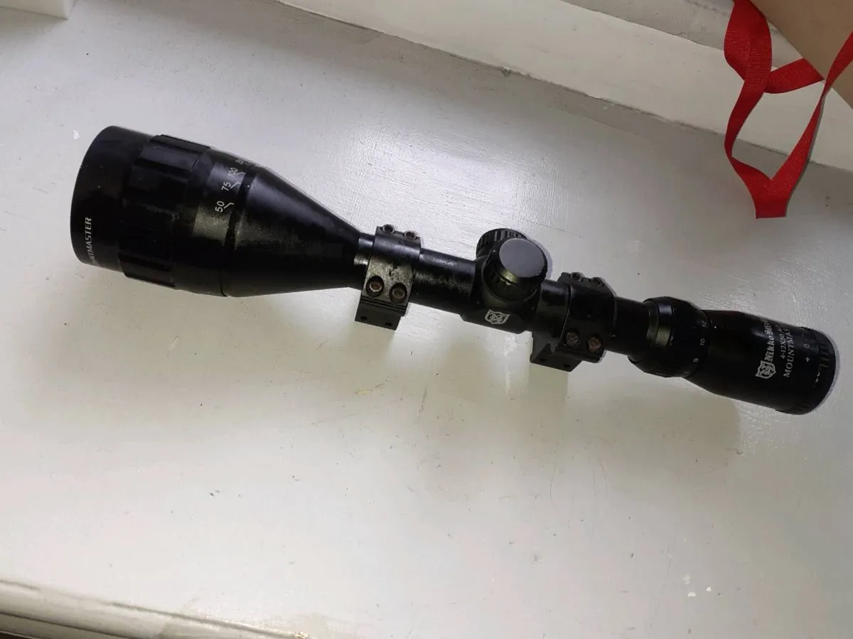 Nikko Stirling Mountmaster 4-12x50 AO scope - Image 1
