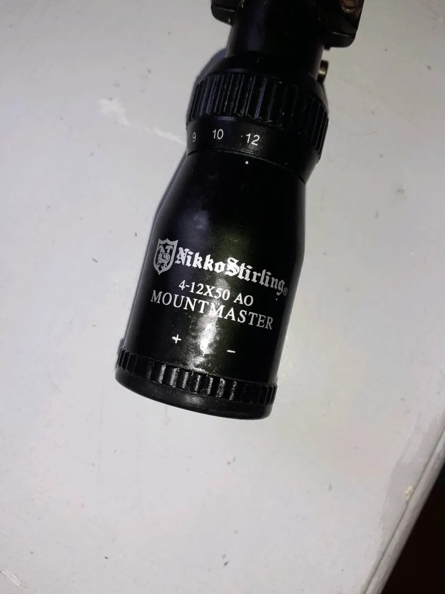 Nikko Stirling Mountmaster 4-12x50 AO scope - Image 2