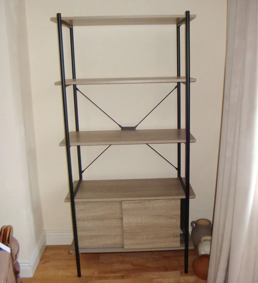 Bookcase room divider shelving unit loft - Image 1