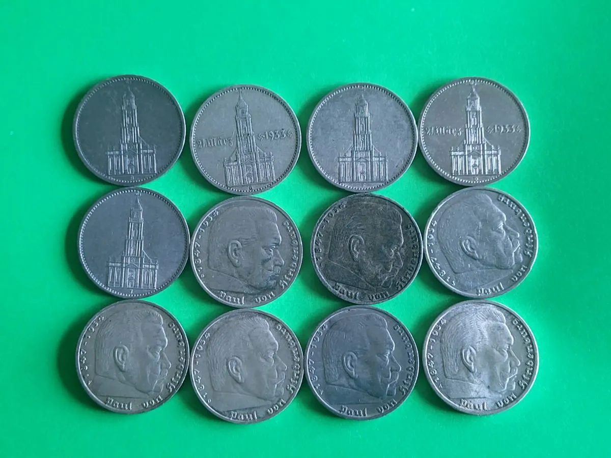 5 marks Germany silver coins - Image 2