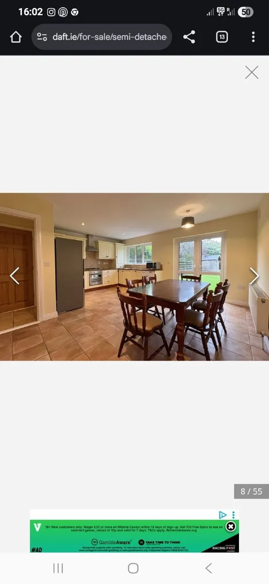 Fire place, stove and kitchen table - Image 2