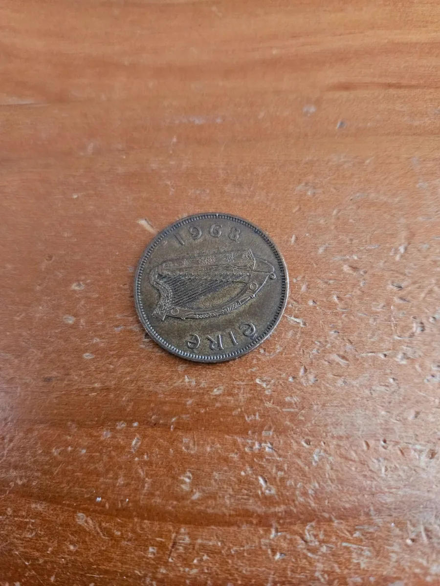 Vintage Irish 1 Penny 1968 - Image 2