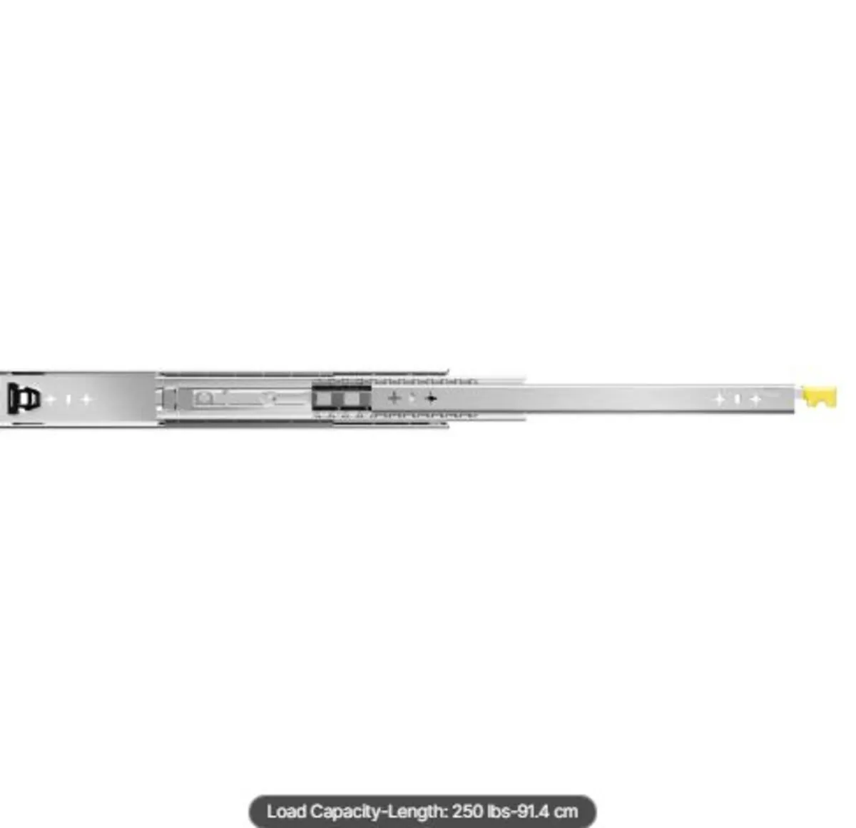 1 Pair Full Extension Drawer Slides 16 18 20 24 30 - Image 4