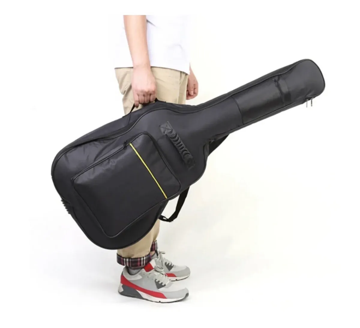 Full Size Acoustic Guitar Padded Holder Bag NEW - Image 1