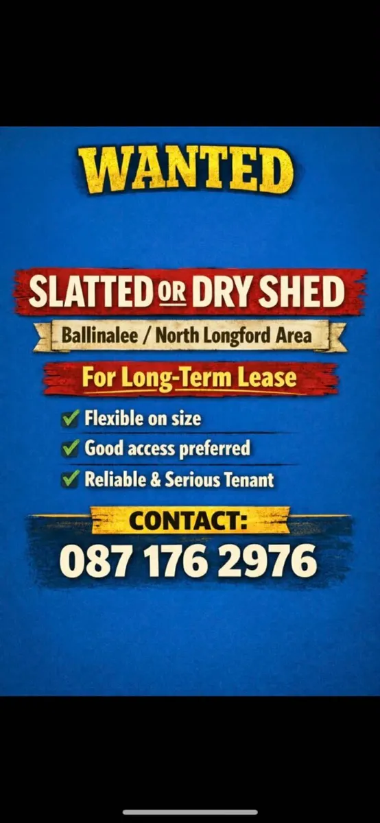 Shed wanted