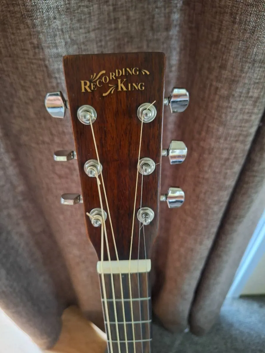 Recording king Acoustic guitar - Image 3