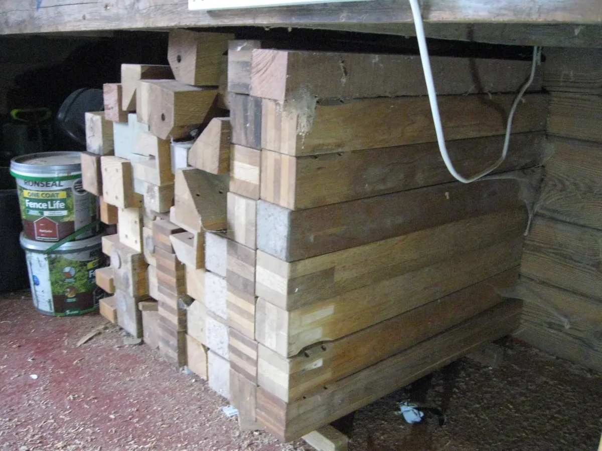 hardwood table legs - Image 1