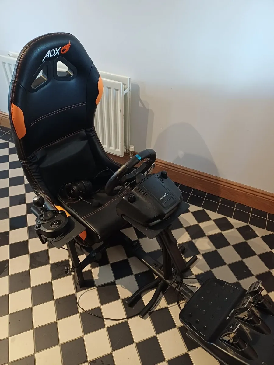 LOGITECH Chair, Racing Wheel, Pedals and Shifter - Image 2