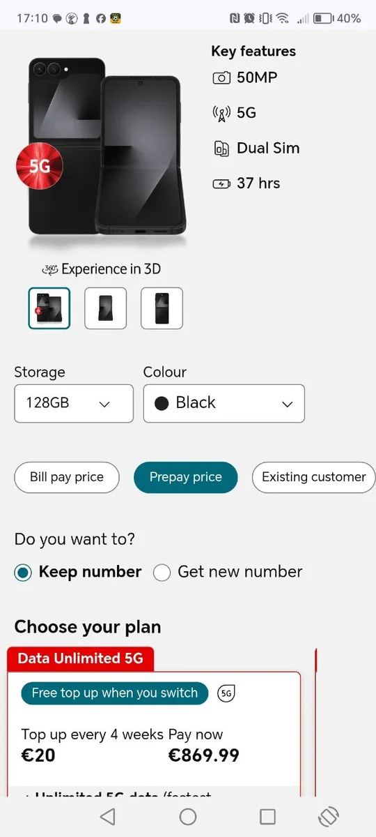 Samsung flip 7 Fe - Image 1