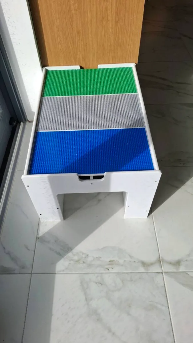 Large lego table with built in storage - Image 2