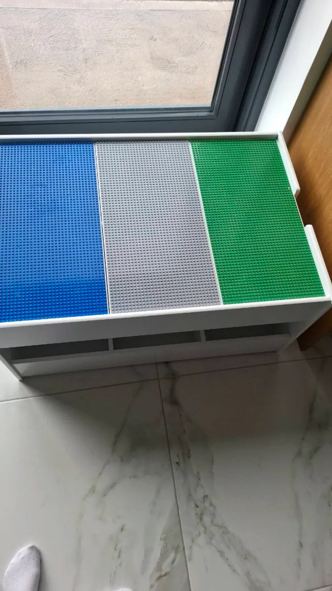 Large lego table with built in storage - Image 3