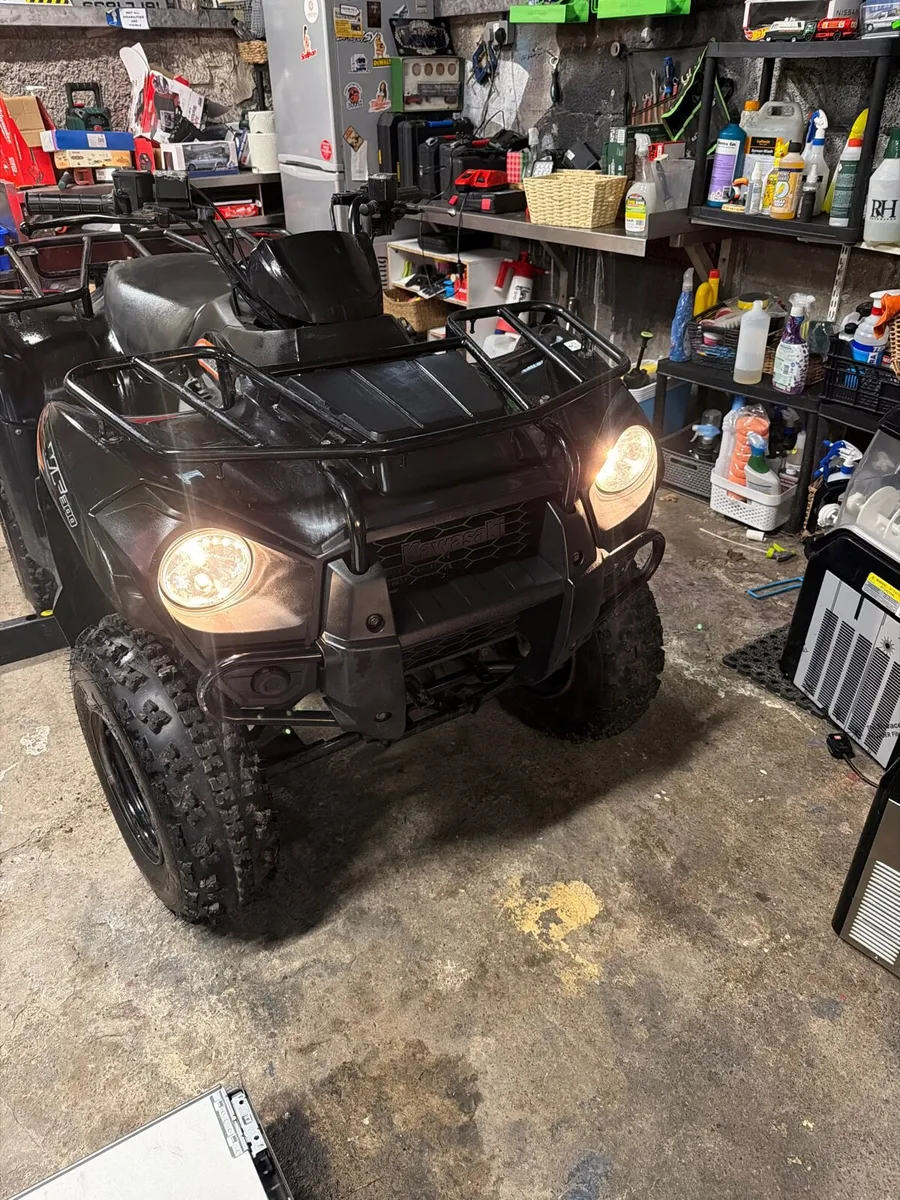 Kawasaki KVF300 farm quad bike - Image 2