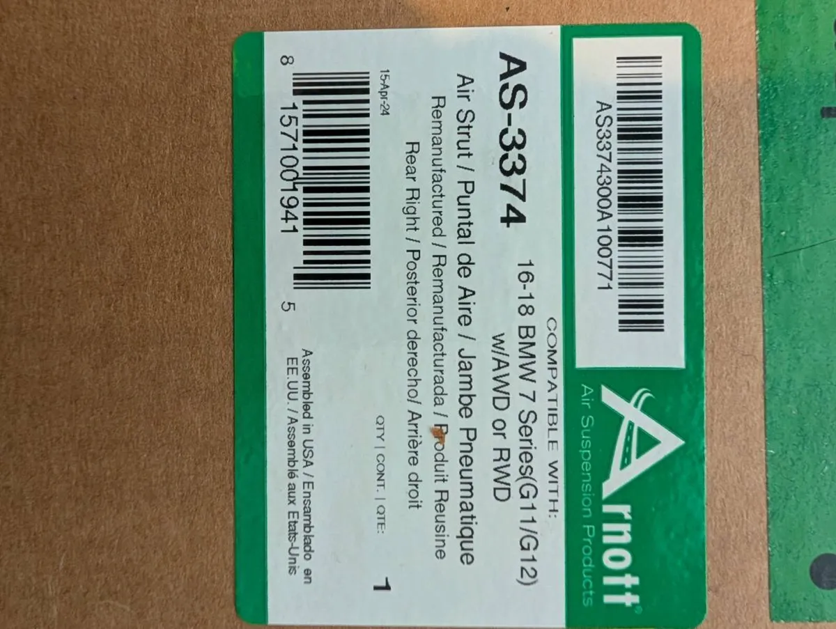 BMW 7 SERIES Rear Suspension Strut - Image 2