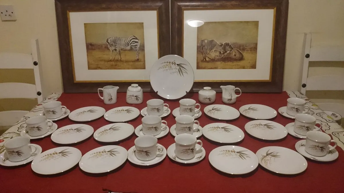 41 Pc. Winterling Bavaria Germany 12 Person Teaset - Image 1