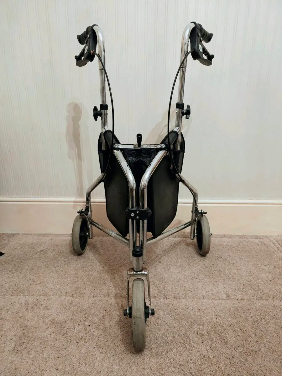 Tri-Wheeled Rollator Walker – Fully Working - Image 3