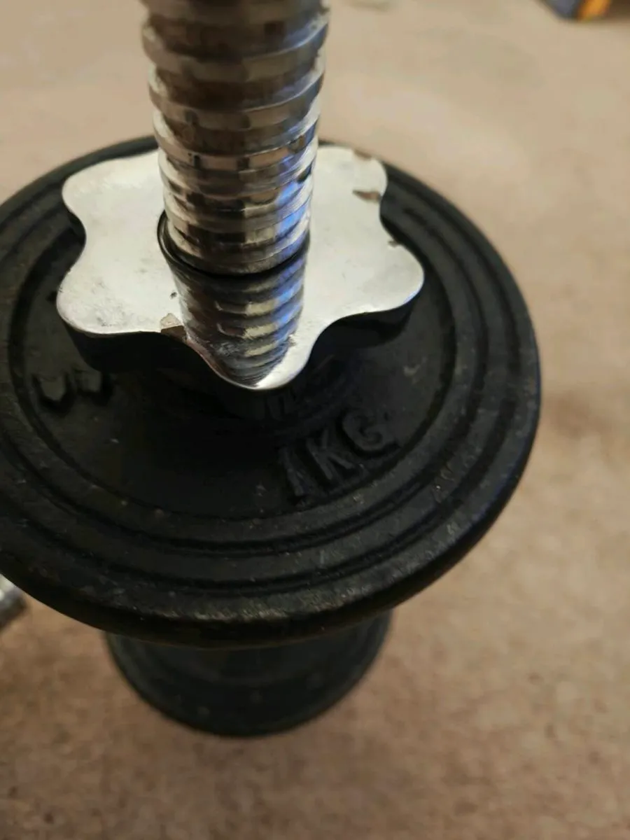 Adjustable Dumbbells Set + 2 Grip Strengtheners - Image 3