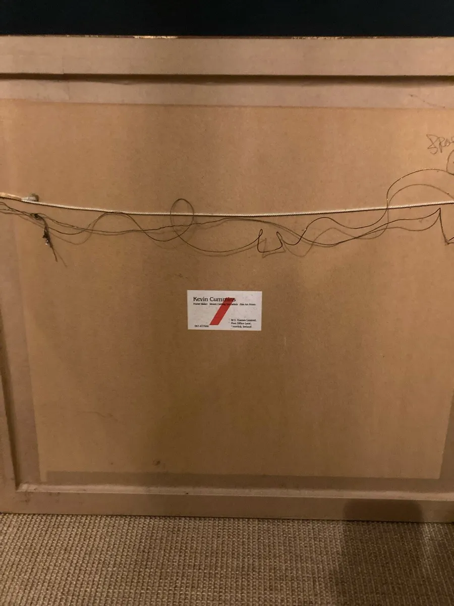 The night watchman framed print - Image 2