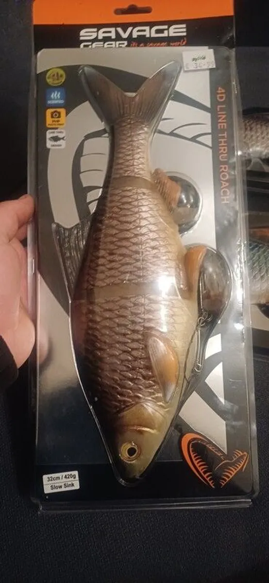 fishing rod+reel and 3 line tru baits - Image 2