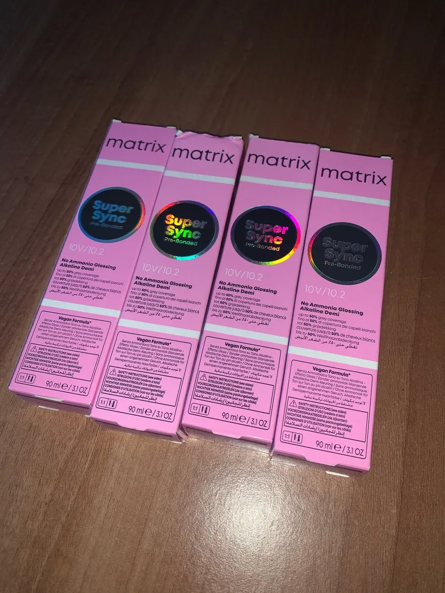 Matrix Super Sync 10V/10.2 – Icy Blonde Toner ✨ - Image 2