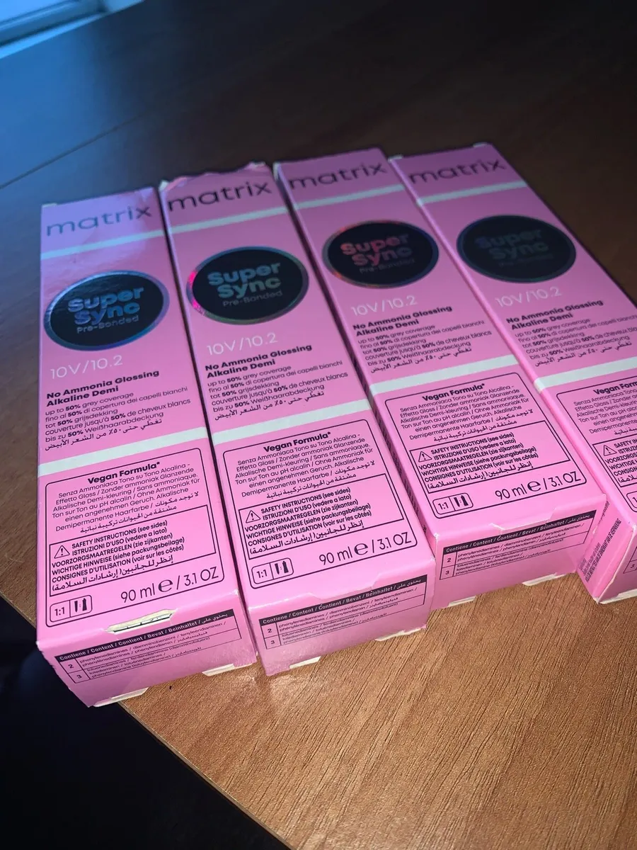 Matrix Super Sync 10V/10.2 – Icy Blonde Toner ✨ - Image 4