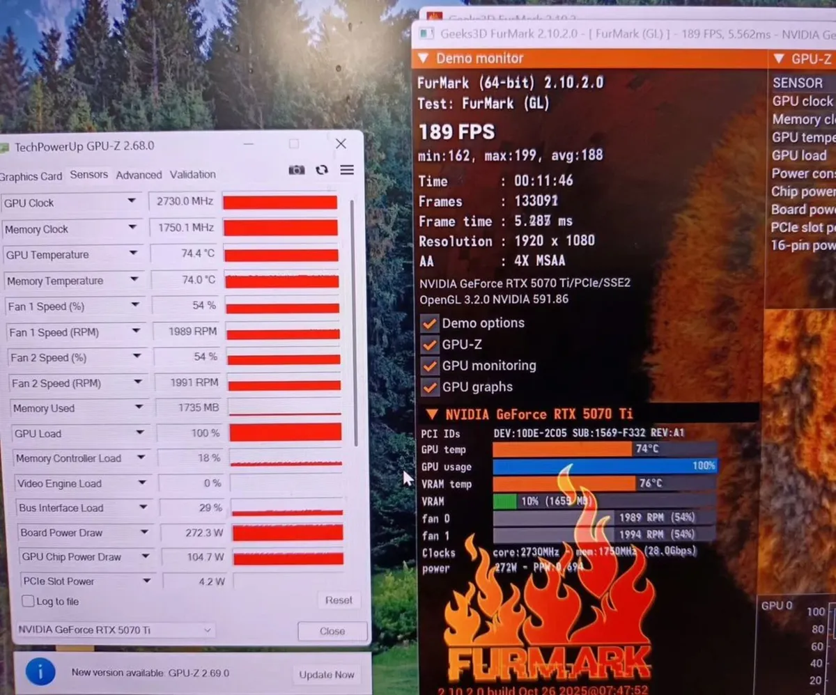 Palit RTX 5070 Ti 16Gb gddr7 gaming pro-s - Image 3