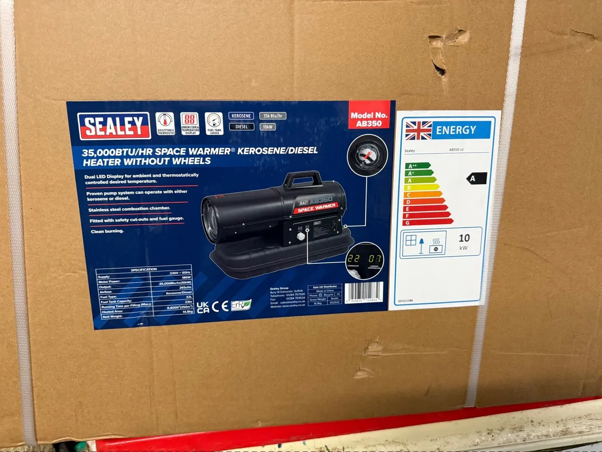 Space heater for shed or garage - Image 3