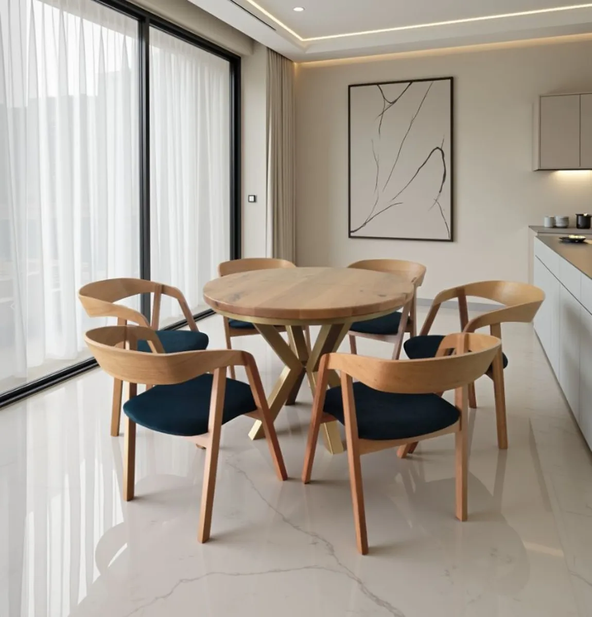 Helsinki Solid Beech Nordic Chair - Image 3