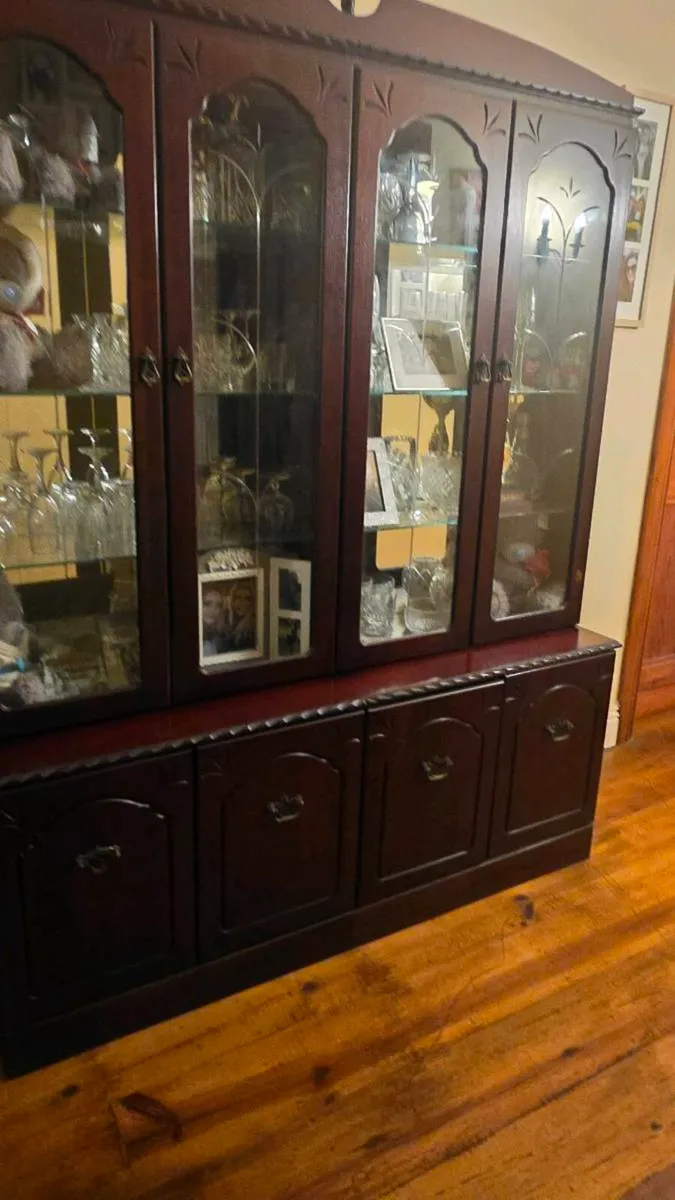 Large Solid wood display cabinet - Image 2