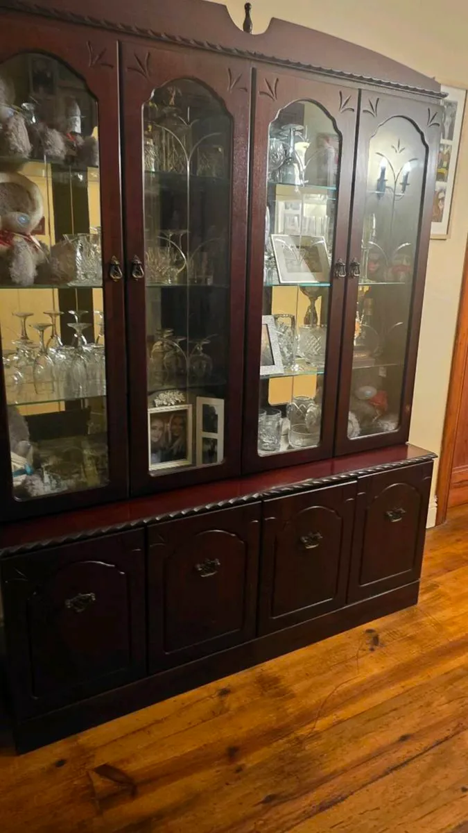 Large Solid wood display cabinet - Image 3