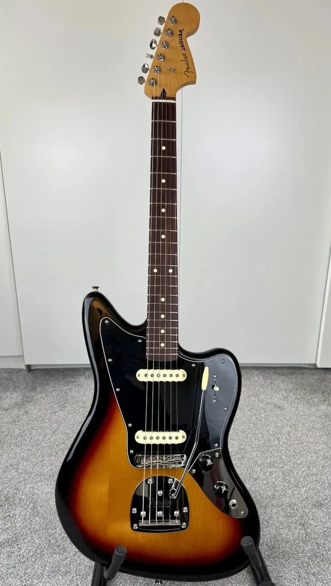 Fender Player II Jaguar in 3 Color Sunburst - Image 2
