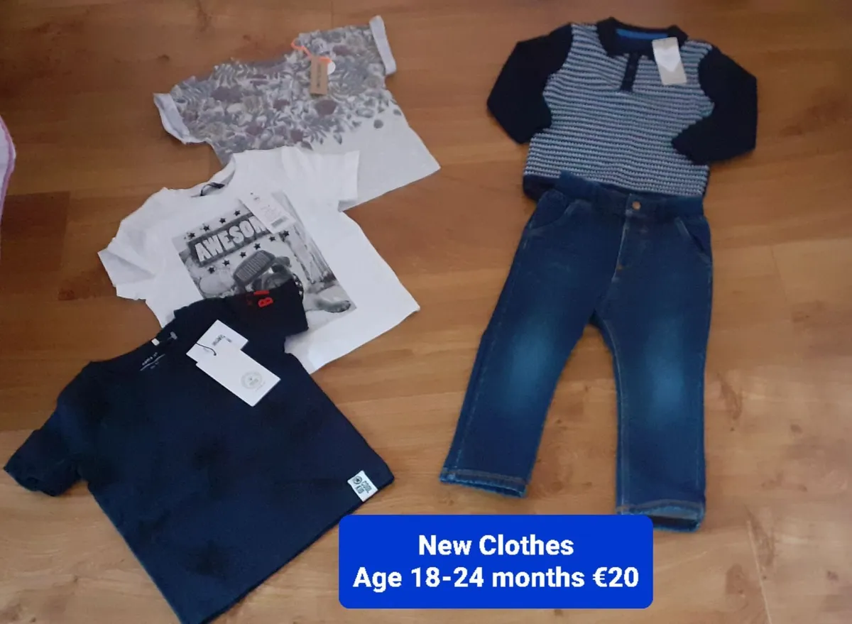 New Boys Clothes (Age 18-24 months)