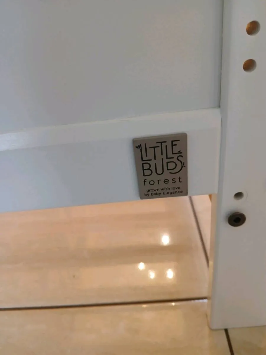 Cot bed 140 x 70 + mattress. - Image 3