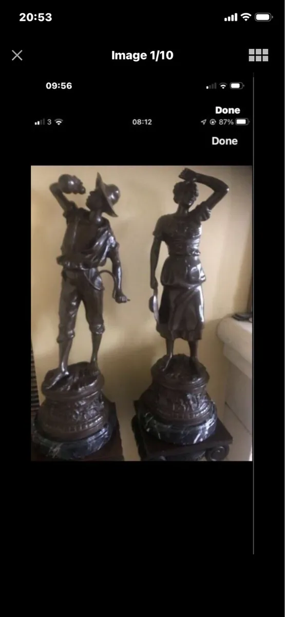 Antique Bronze Statues - Image 1