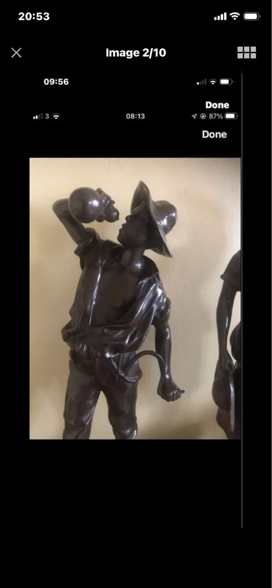 Antique Bronze Statues - Image 2