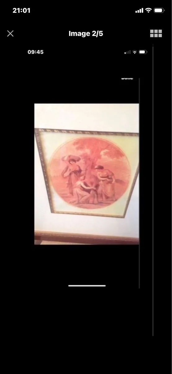 Large Framed ‘ Goddess of Agriculture’ picture - Image 2