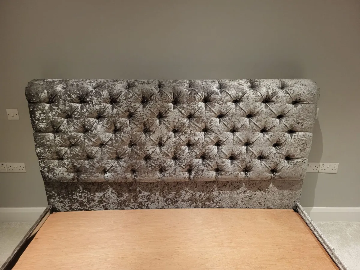 Grey Super King Bed Frame - Image 4