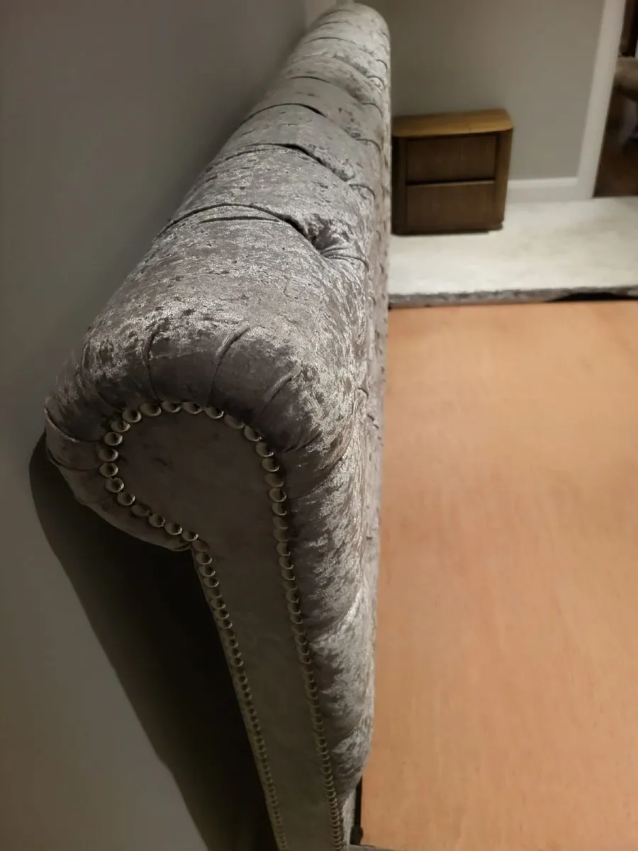 Grey Super King Bed Frame - Image 3