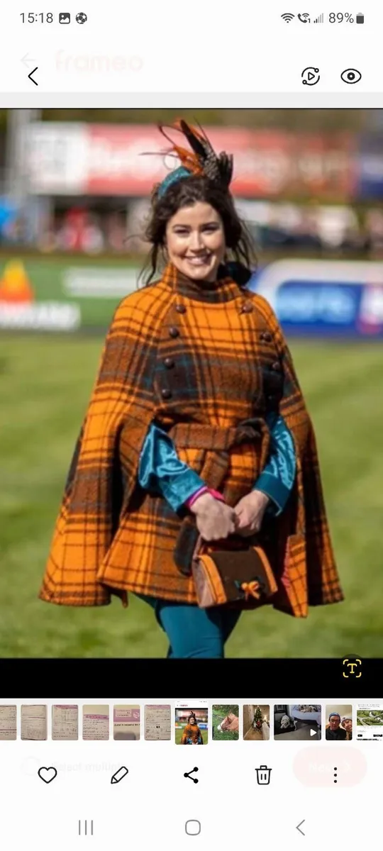 Vintage foxford wool cape - Image 1