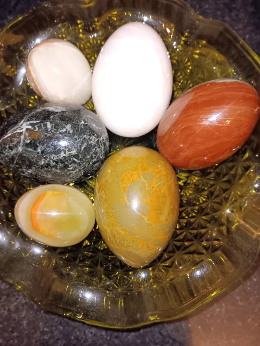 Vintage marble eggs - Image 2