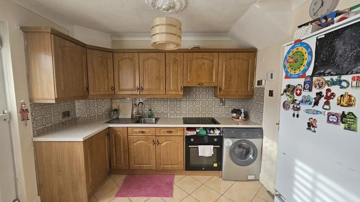 Wood (Oak finish) Kitchen For Sale - Image 1