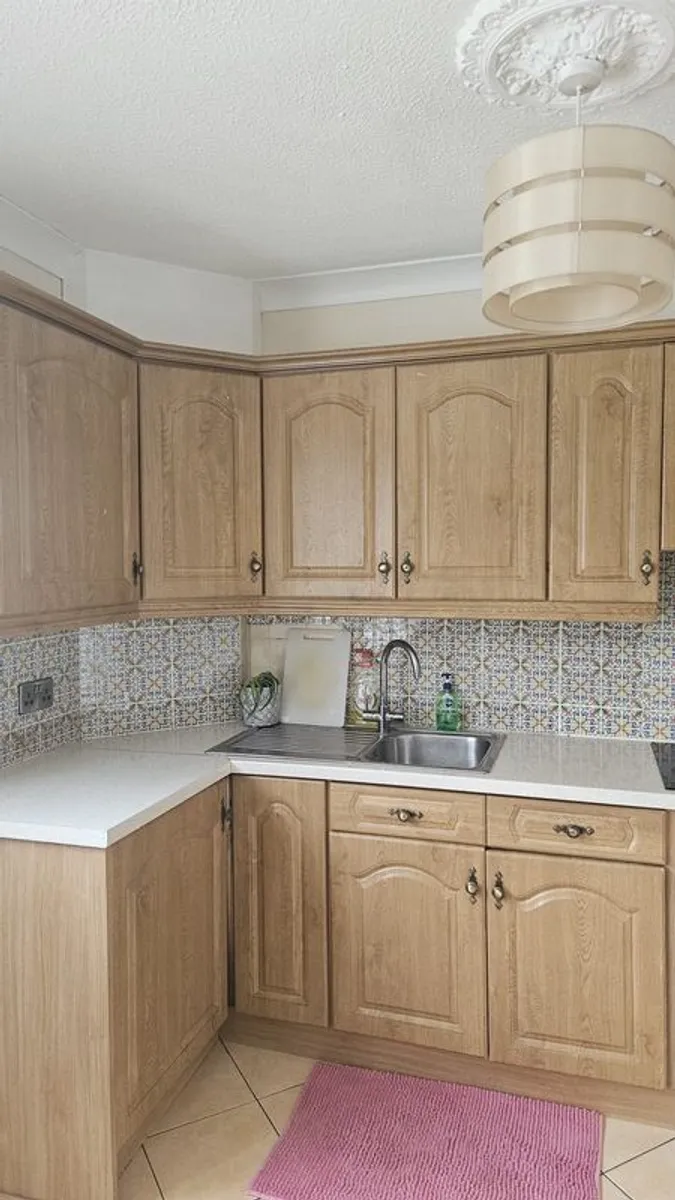 Wood (Oak finish) Kitchen For Sale - Image 3