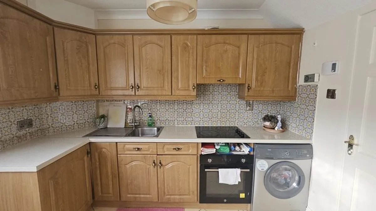 Wood (Oak finish) Kitchen For Sale - Image 4