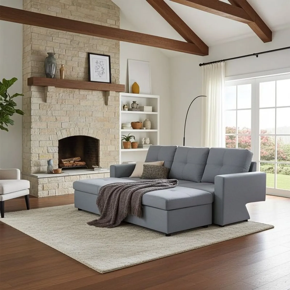 Brand New Corner Sofa Bed with Storage- Free Delivery Ireland - Image 2