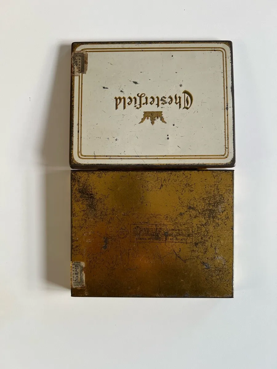 Chesterfield cigarettes TIN box vintage - Image 2