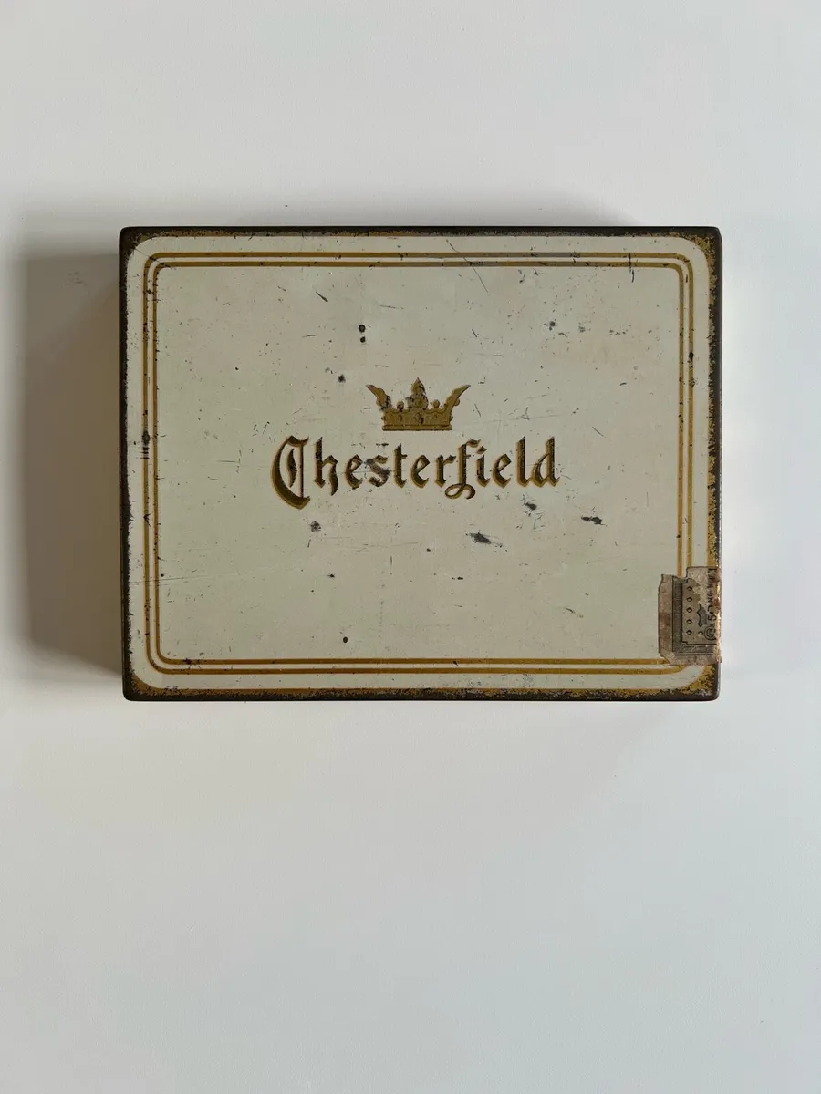 Chesterfield cigarettes TIN box vintage - Image 1