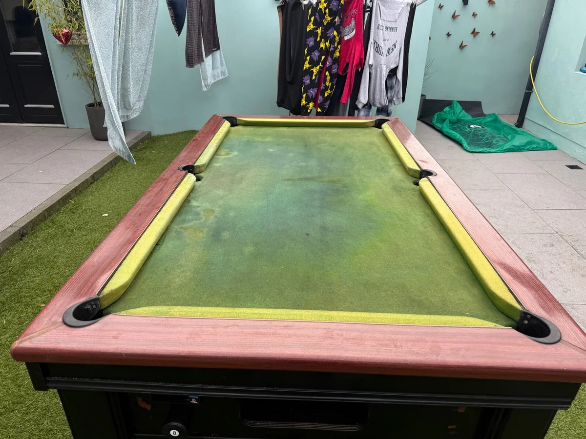 7’ x 4’ Slate Pool Table - Image 3
